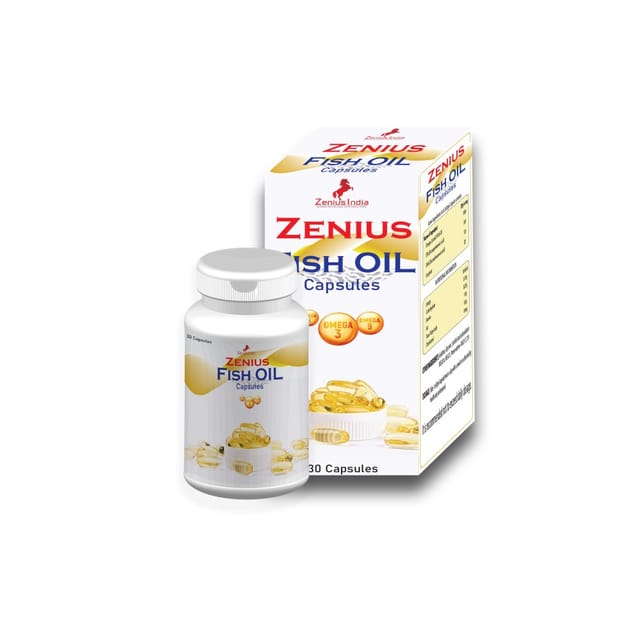 Zenius Fish Oil Capsules | Omega 3 Fish Oil | Multivitamin + Fish Oil