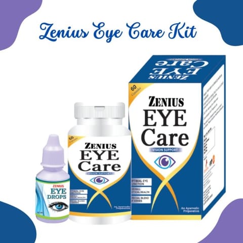 Zenius Eye Care Kit Beneficial Improves Visual Performance and Overall Eye Health.