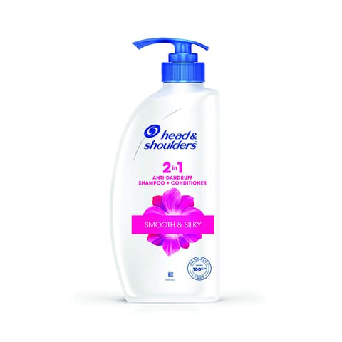 Head & Shoulders 2-in-1 Smooth and Silky Anti Dandruff Shampoo + Conditioner, 675ml