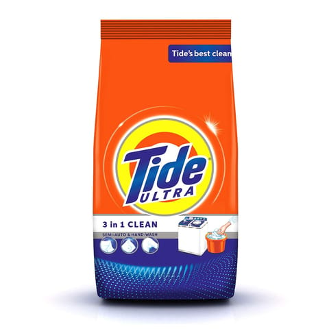 Tide Ultra Washing Powder With Stain Magnets Semi-Auto and Hand Wash, 1 kg