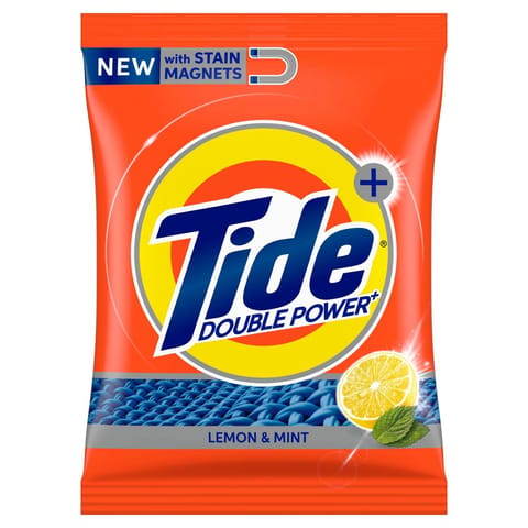 Tide Plus Double Power Detergent Washing Powder Lemon & Mint 1 Kg
