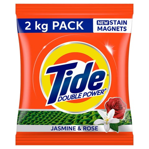 Tide Plus Double Power Detergent Washing Powder Jasmine & Rose 2kg