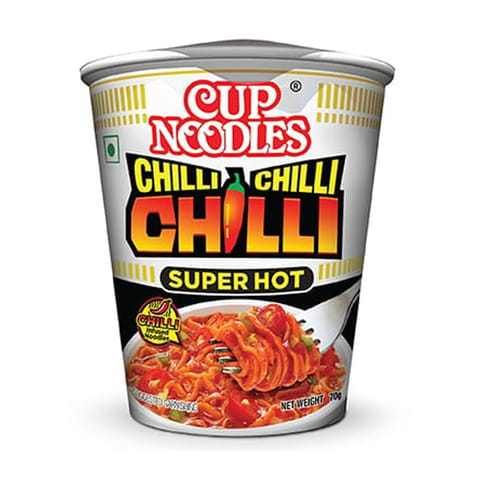 Chilli Chilli Chilli Super Hot Cup Noodles 70Gm