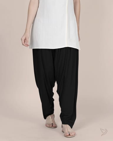 Buy Carbon Black & Carbon Black Trousers & Pants for Women by Twin Birds  Online | Ajio.com