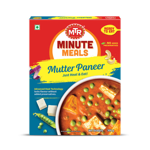 MTR Ready To Eat Mutter Paneer 300 Gm