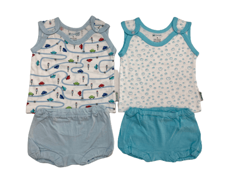 OHMS Shoulder Top Button and Bloomer Shorts