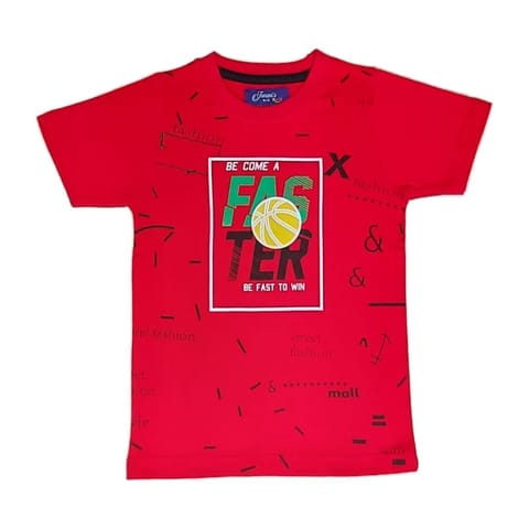 Kids T-Shirt Printed Red