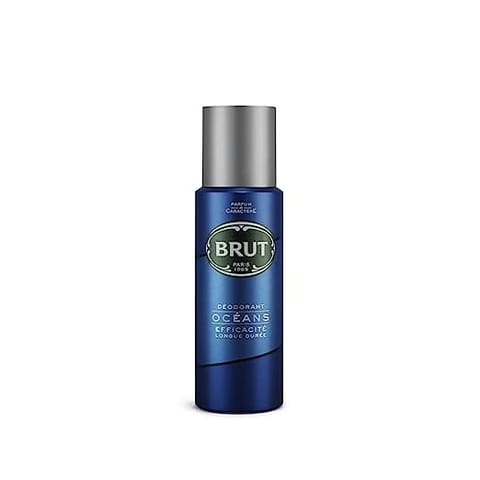 Brut Ocean Deodorant Body Spray For Men, Masculine Long-Lasting Deo With Fresh, Aquatic Fragrance, Imported 200ml