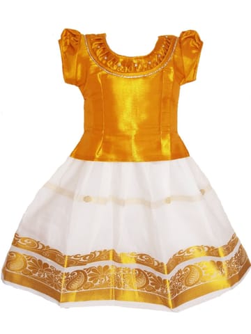 Girls Lehenga Choli / Pattu Pavadai VT KC Tissue Fold