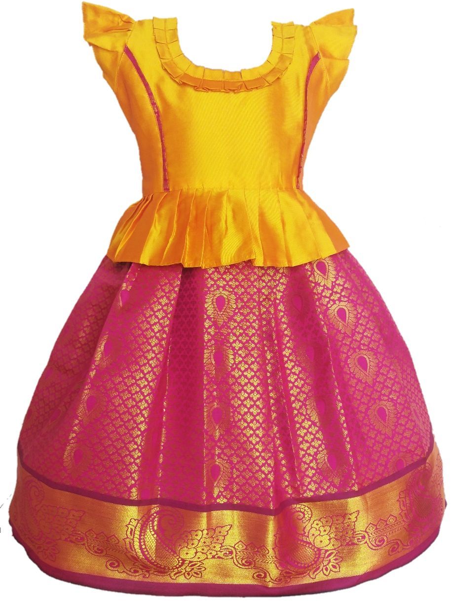 Girls Lehenga Choli / Pattu Pavadai Maitree