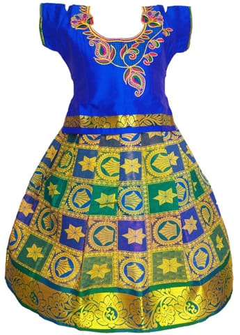 Girls Lehenga Choli / Pattu Pavadai Alphonsa