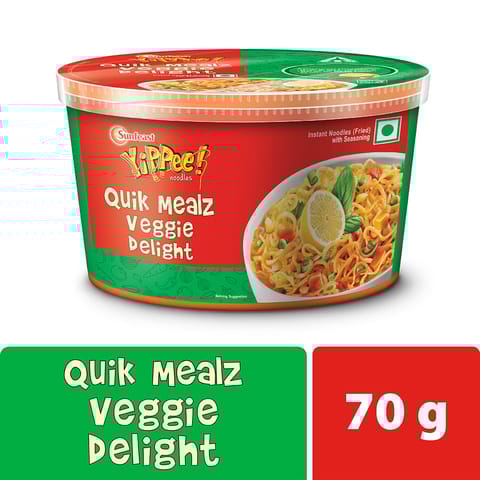 Sunfeast YiPPee! Quik Mealz Veggie Delight, 70Gm