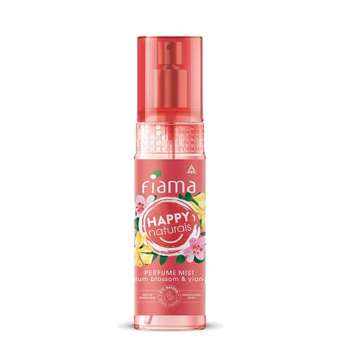 Fiama Happy Naturals Perfume Mists, Skin Friendly Ph, Long Lasting Fragrance, 120Ml Bottle
