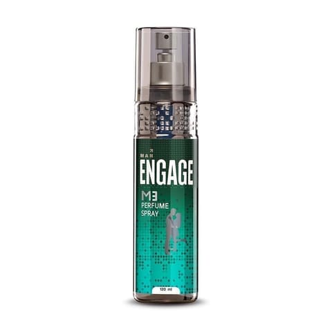 Engage M3 Perfume Spray For Men, 120Ml, Fresh & Minty, Skin Friendly