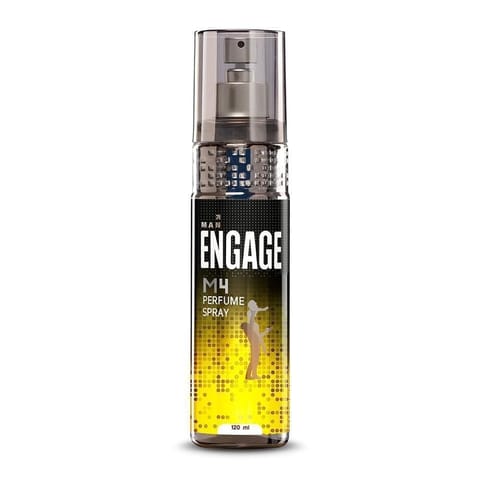 Engage M4 Perfume Spray For Men, 120Ml, Spicy & Lavender, Skin Friendly