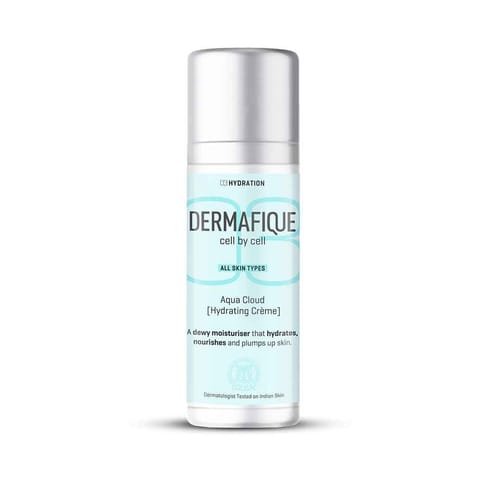 Dermafique Aqua Cloud Light Moisturising Creme, 30Gm - normal, oily, dry and combination skin