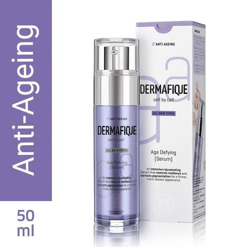 Dermafique Age Defying Face Serum for All Skin Types, Dermatologist Tested, Anti-ageing Serum (50Ml)