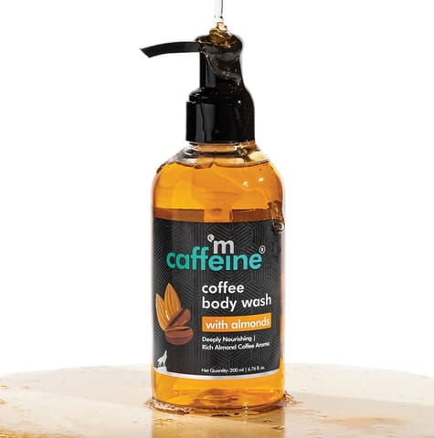 Coffee Body Wash with Almonds for Energizing & De-Tan -200ml