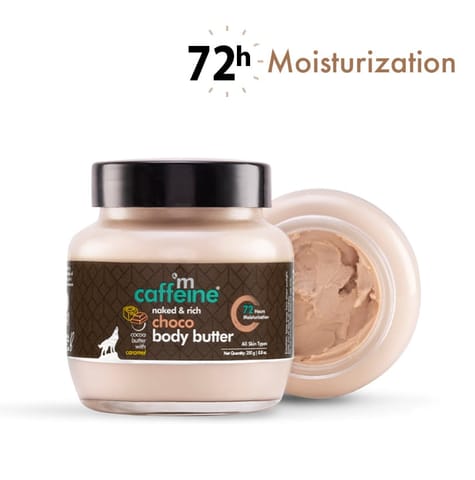 Choco & Shea Body Butter for 72 Hrs Moisturization | Reduces Stretch Marks & Heals Dry Skin - 250g