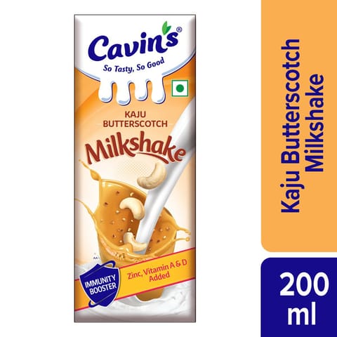 Cavins Kaju Butterscotch Milkshake, 200 ml