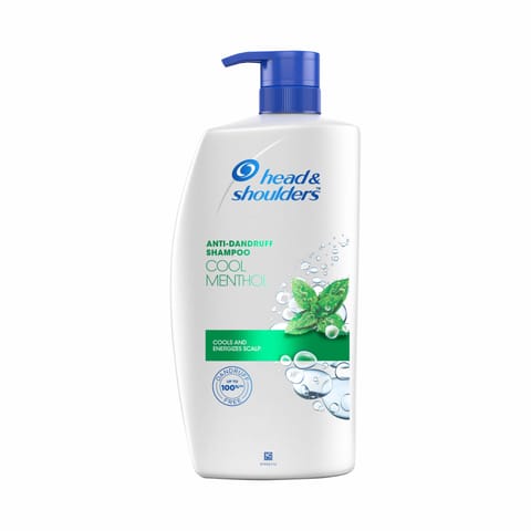 Head & Shoulders Cool Menthol Anti Dandruff Shampoo, 1 L