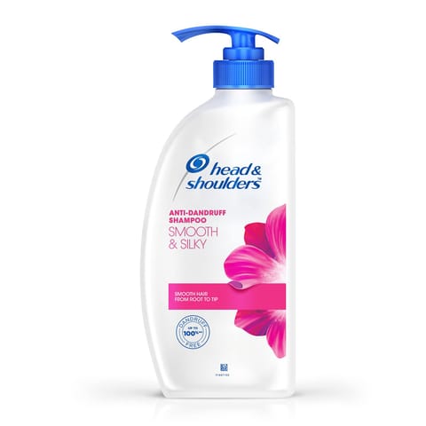 Head & Shoulders Smooth and Silky, 750 ML, Anti Dandruff Shampoo for Women & Men, For all hair types, For Soft,Smooth Hair & Dandruff protection