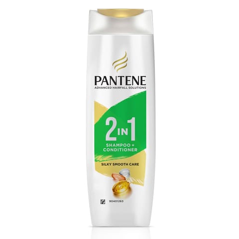 Pantene 2 in 1 Silky Smooth Care Shampoo + Conditioner, 340 ml