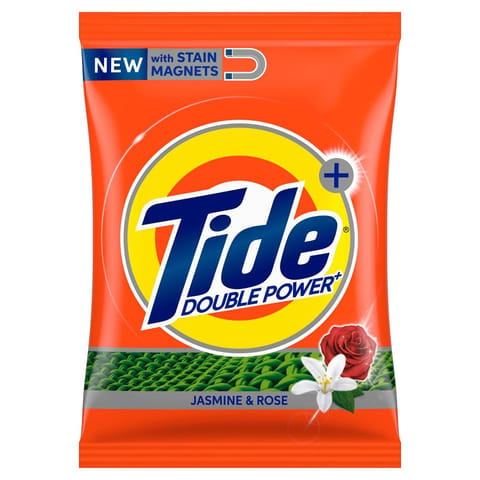 Tide Plus Double Power Detergent Washing Powder Jasmine & Rose 500 Gm