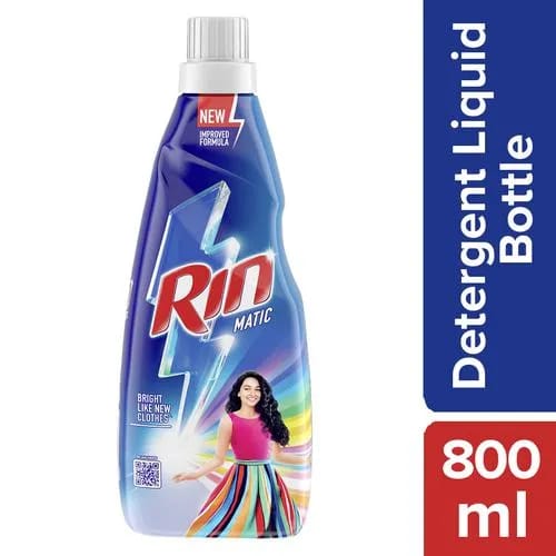 Rin Liquid Detergent, 800 ml