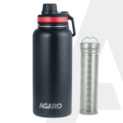 AGARO Imperial Vacuum Flask 1L, Steel Infusion