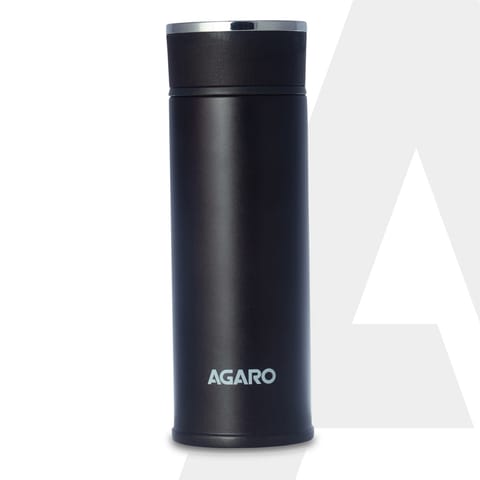 AGARO Elite Vacuum Flask 480ml Black