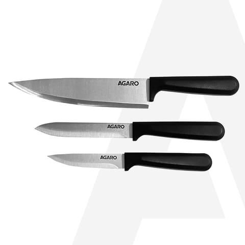AGARO Majestic 3in1 Knife Set SS