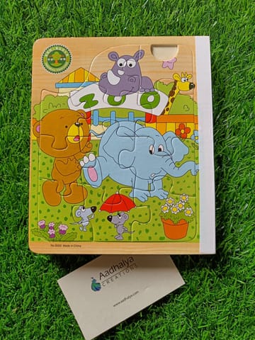 6 In 1- 3D Book Jigsaw Puzzle Book Teddy Play Theme