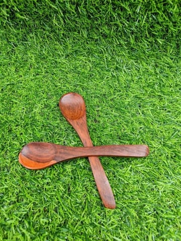 Wooden Spoons Pair (Made In India)