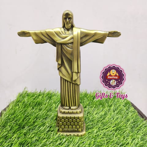 Rio de Janeiro Metal Jesus Statue