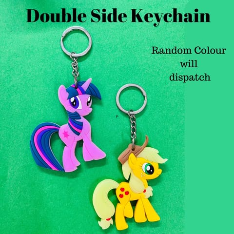 Unicorn Doube Side Keychain (Pack of 1 pcs)