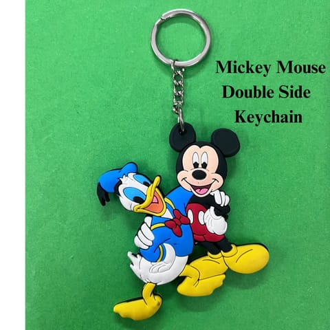 Mickey Mouse Double Side Keychain