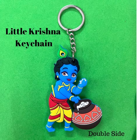 Little Krishna Double side Keychain (1pic)