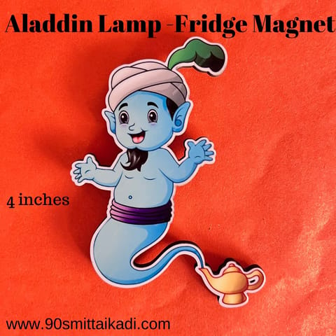 Aladdin with Lamp Fridge Magnet