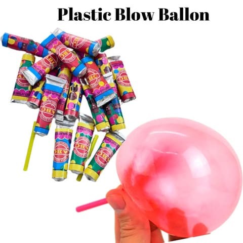 Plastic Blow Balloons