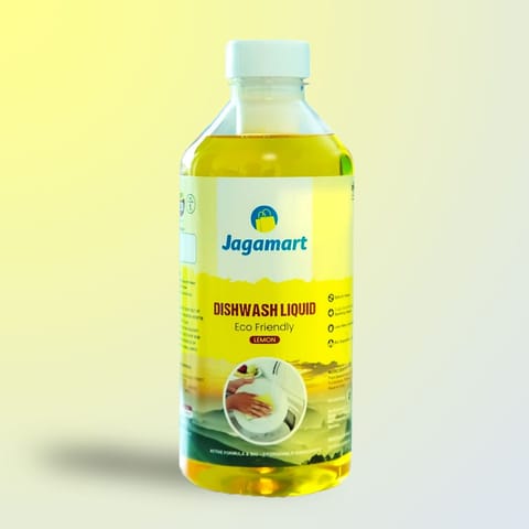 Jagamart Dishwash Liquid Eco Friendly Lemon 1Ltr