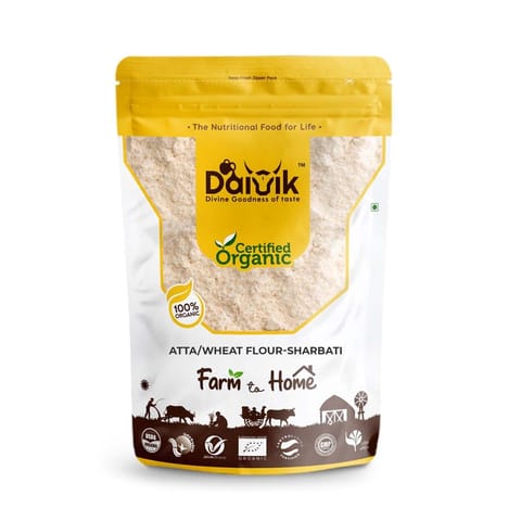 DAIVIK Organic Atta/Wheat Flour-Sharbati