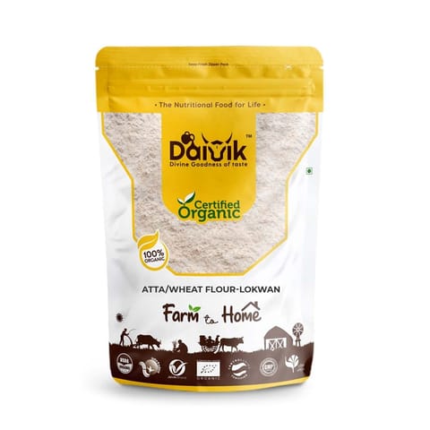 DAIVIK Organic Atta/Wheat Flour-Lokwan