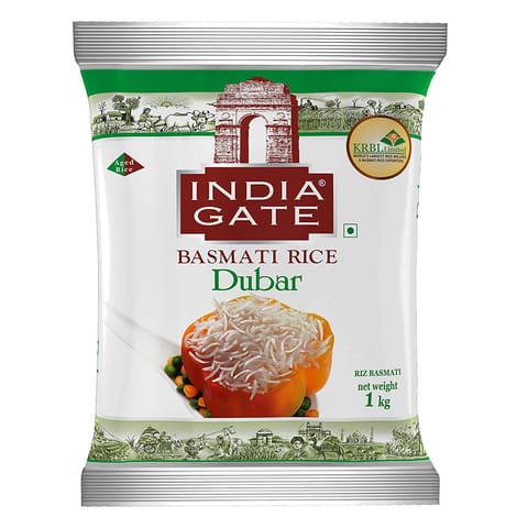 India Gate Basmati Rice Dubar ,1 Kg