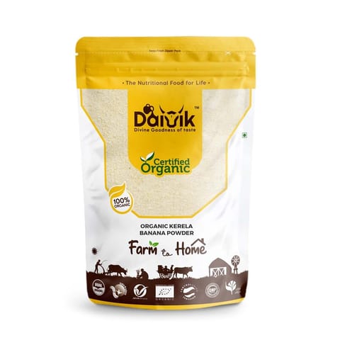 DAIVIK Organic Kerela Banana Powder/Nendran Banana Powder