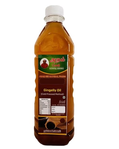 Aram Sei Wood Pressed Gingelly Oil 1Ltr