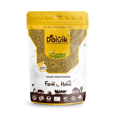 DAIVIK Organic Sauf Powder /Fennel Seeds Powder/Soambhu Powder