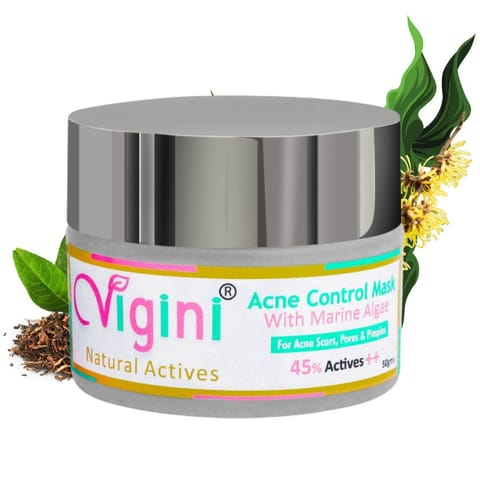 Vigini Acne Control Mask with Marine Algae 50gm
