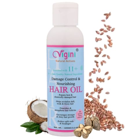 Vigini Damage Control and Nourishing Hair Oil 100Ml