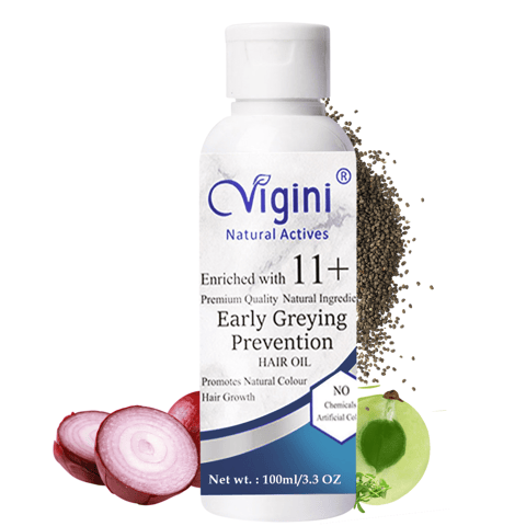 Vigini Early Greying Prevention Hair Oil 100Ml